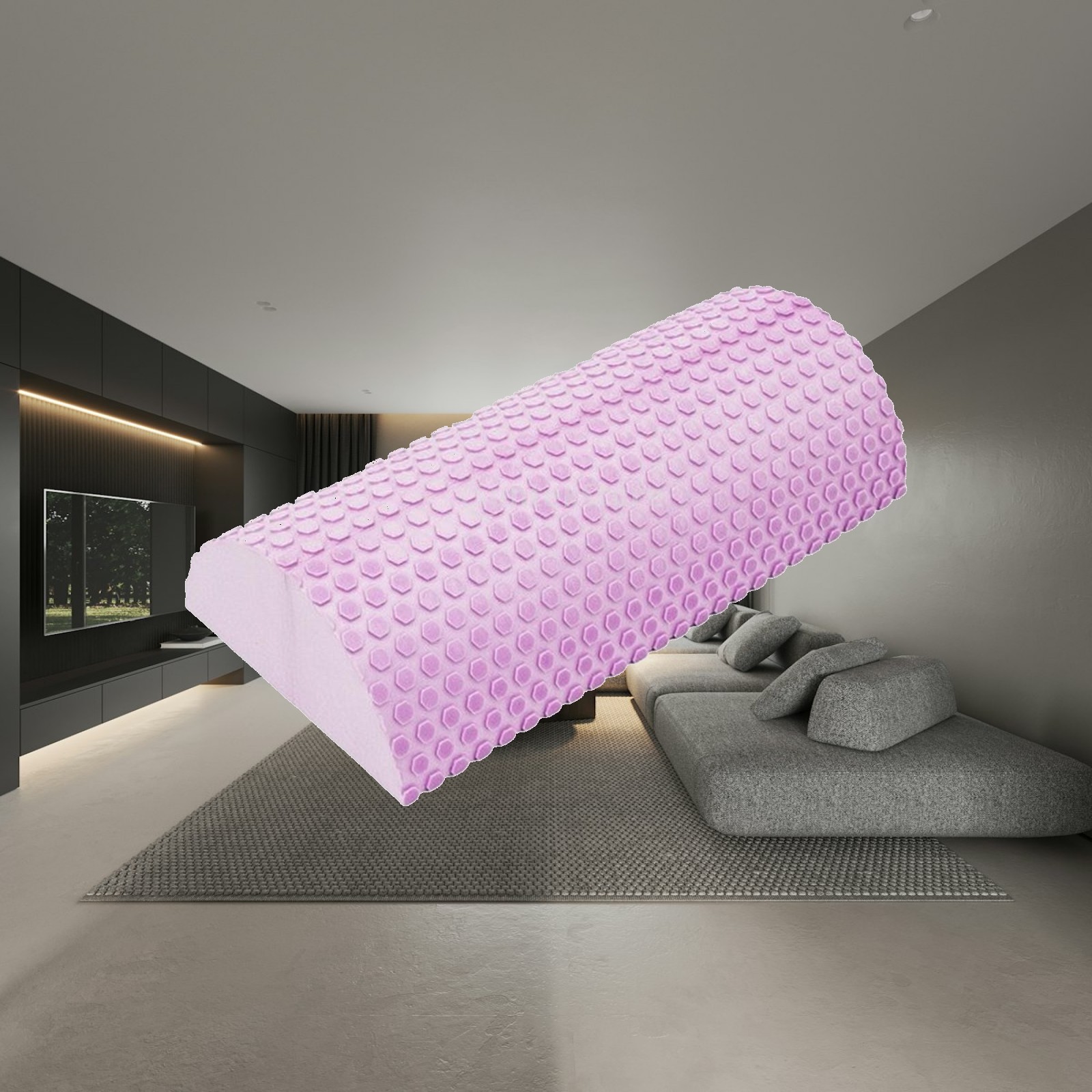 Heavy Equipment Rollers - Rouleau en mousse demi-rond polyvalent, équipement