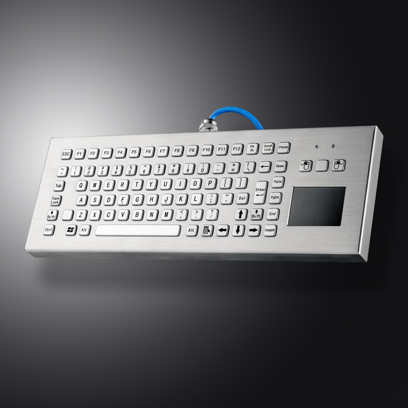Heavy Equipment Mining - RapDuty-Clavier métallique de bureau TouchSub intégré