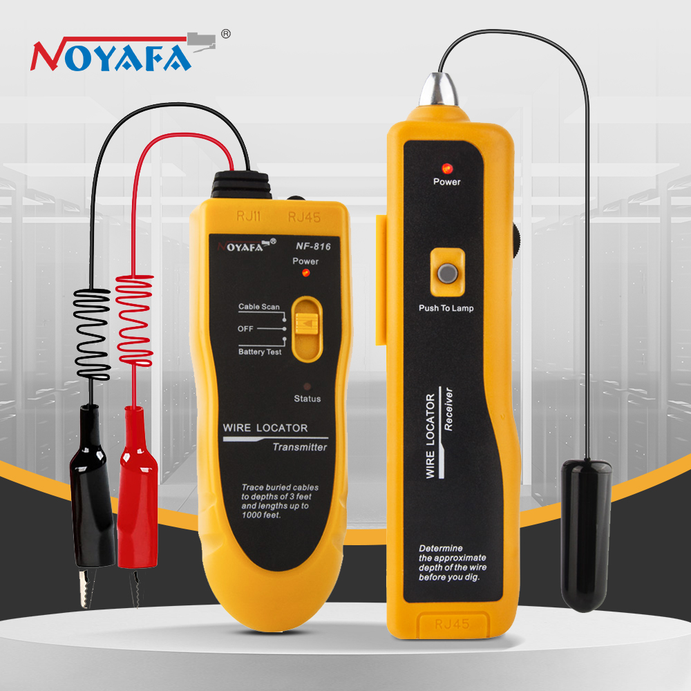 Underground Cable Detector - NoynotifNF-816-Traqueur de câble EDF, testeur anti-interabovCable,