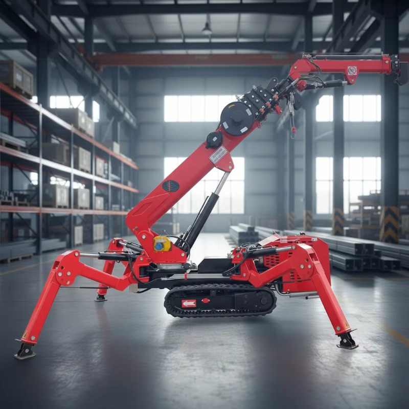 Compact Crawler Boom Lift - Grue araignée télescopique hydraulique de 6
