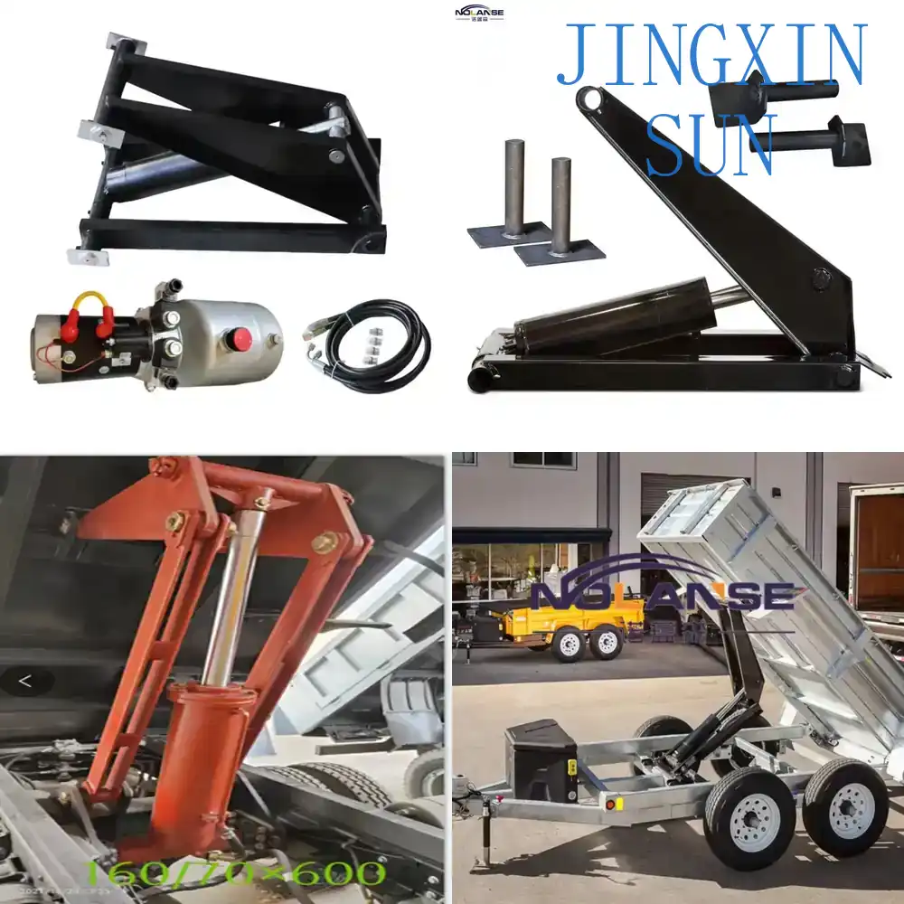 Heavy Equipment Mining - Système de levage hydraulique pour remorque