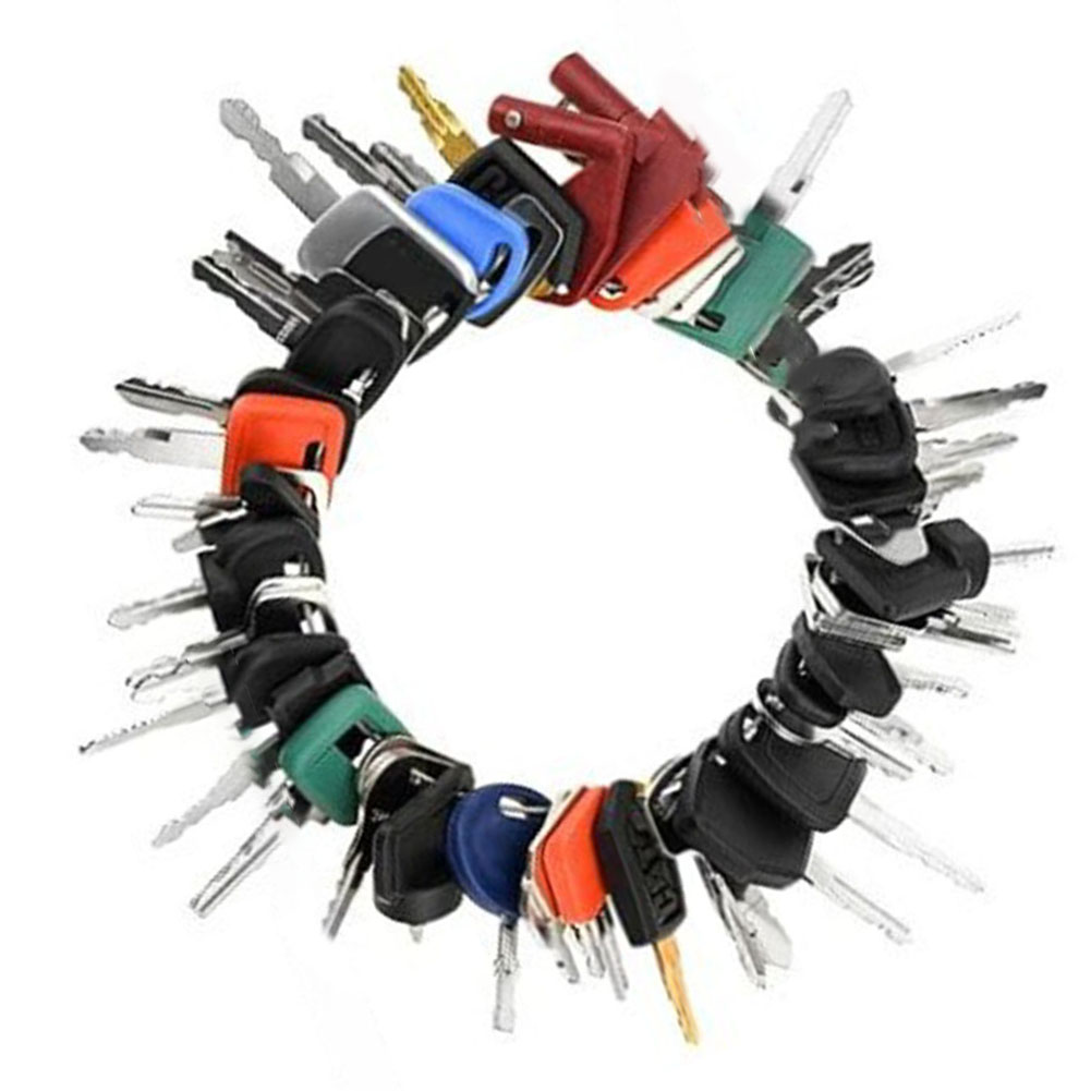 Heavy Equipment Used - 50 pièces de clés maîtres pour