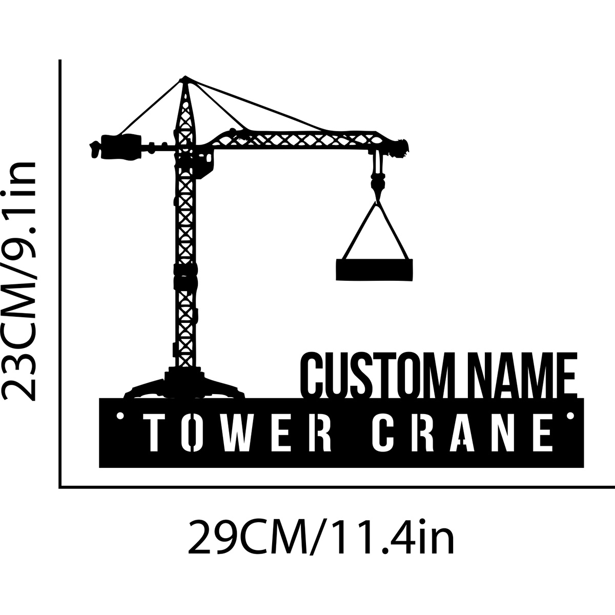 Plaque Nominative Personnalisé - Heavy Equipment Names avis et prix