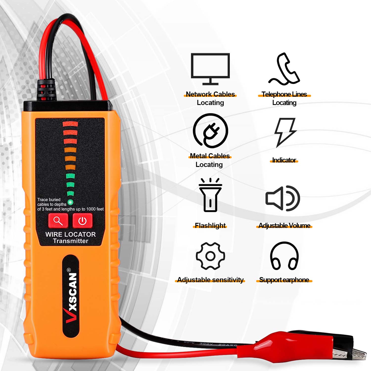 VXSCAN F04 Testeur de Câbles S - Underground Cable Detector avis et prix