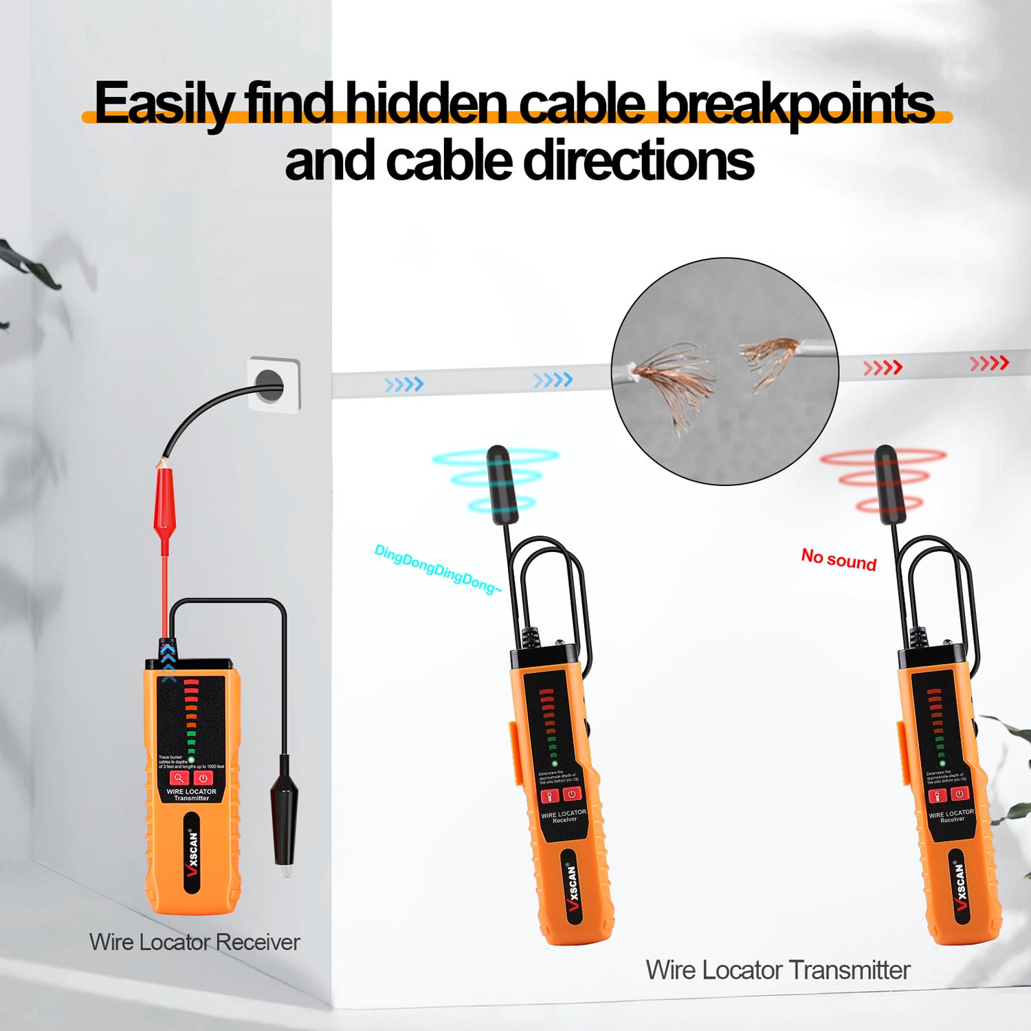 VXSCAN F04 Testeur de Câbles S - Underground Cable Detector avis et prix