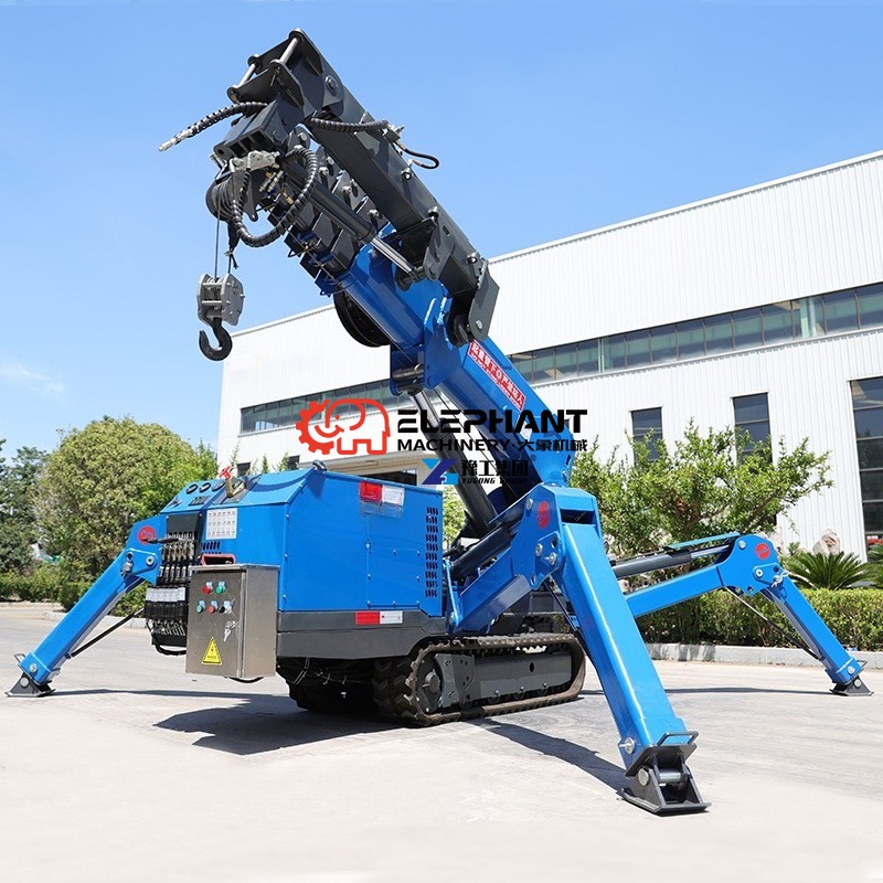 Mini-grue araignée hydraulique - Compact Crawler Boom Lift avis et prix