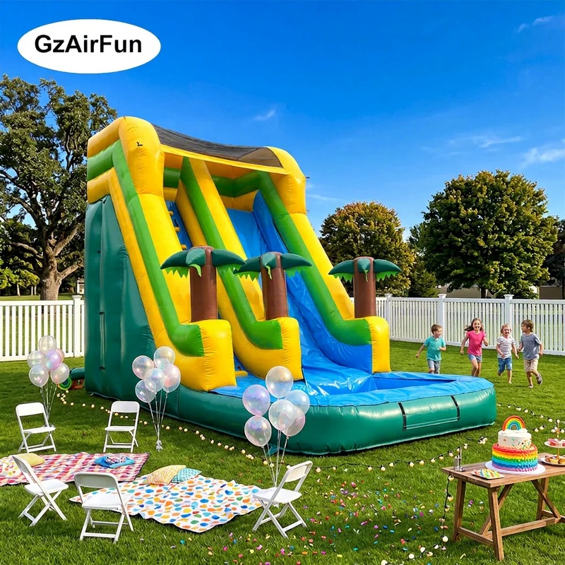 Toboggan aquatique gonflable e - Heavy Equipment Rental avis et prix