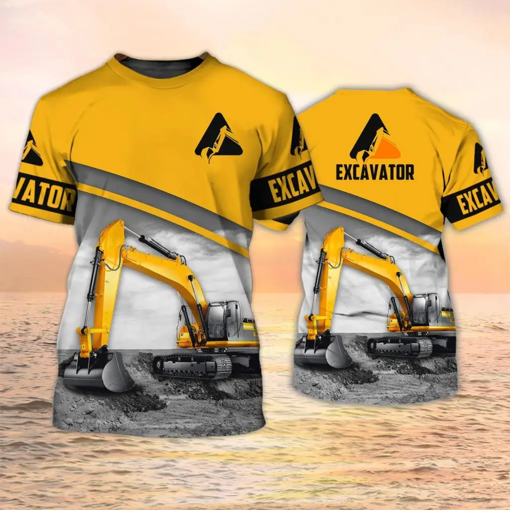 T-shirts d'excavateur pour opé - Heavy Equipment Operations avis et prix