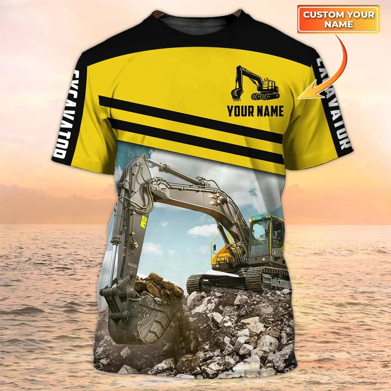T-shirt personnalisé avec votr - Heavy Equipment Names avis et prix